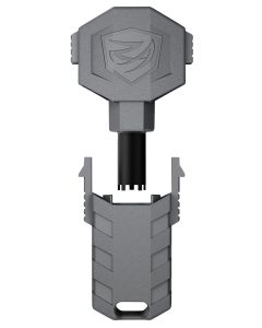 Real Avid AVARFSAPRO Front Sight Adjuster Pro Black/Gray for 4 &amp; 5 Pin Sight (AR-15)