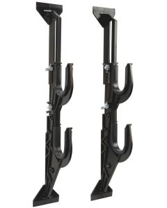 Allen 17450 Gun/Accessory RackBlack Plastic Holds 2