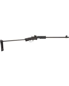 Chiappa Firearms 500265 Little Badger Xtreme Full Size 22 LR 1 Shot, 16.50" Black Steel Threaded Barrel, Black Quad Picatinny Receiver, Black Folding Steel Rod Stock, Right Hand
