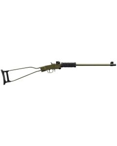 Chiappa Firearms 500266 Little Badger22 LR 1rd, 16.50" OD Green Metal Finish &amp; Underfolding Stock, Adjustable Sights, Right Hand