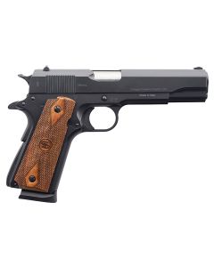 Charles Daly 440169 1911 Field Grade 9mm Luger 10+1, 5" Stainless Steel Barrel, Black Serrated Steel Slide, Black Steel Frame w/Beavertail, Walnut Diamond Checkered Grip