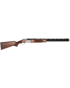 Charles Daly 930344 202AFull Size 28 Gauge Break Open 3" 2rd 26" Blued Vent Rib Barrel, Silver Engraved Aluminum Receiver, Checkered Walnut Stock