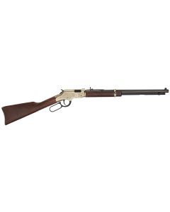 Henry H004D4 Golden Boy Deluxe 4th Edition 22 Short, 22 Long or 22 LR, 16 LR/21 Short Capacity, 20" Blued Octagon Barrel, Engraved Brasslite Rec, American Walnut Stock, Ad. Buckhorn Sights