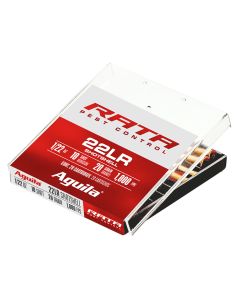 Aguila 1B222600 Rata Pest Control 22LR 20gr Standard Velocity Solid Point 20 Per Box/50 Case