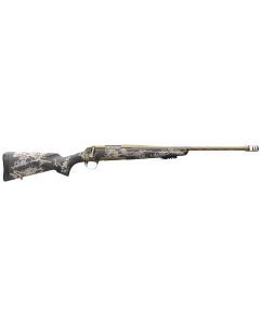 Browning 035582229 X-Bolt Mountain Pro Burnt Bronze SPR 300 Win Mag 3+1 22" Fluted, Burnt Bronze Cerakote Barrel/Rec, Carbon Fiber Stock With Accent Graphics, Recoil Hawg Muzzle Brake