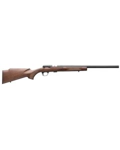 Browning 025253202 T-Bolt Target SR 22 LR 10+1 20" Matte Blued Heavy Bull Threaded Barrel, Drilled &amp; Tapped Matte Blued Steel Receiver, Grade I Black Walnut Target Style Fixed w/Raised Comb Stock
