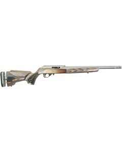 Black Rain Ordnance BRO22DSC DeluxeFull Size 22 LR 10+1 16" Matte Stainless Threaded Steel Barrel &amp; Aluminum w/Accessory Rail Receiver, Shady Camo Boyd's Agility Stock, Right Hand