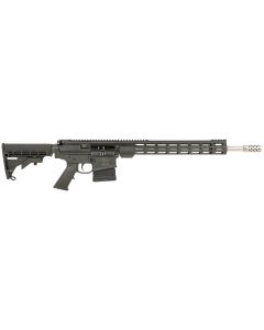 Great Lakes Firearms GL10308SSBLK AR-10308 Win 20+1 18" Stainless, Black Rec, M-Lok Handgaurd, Carbine Stock, A2 Grip, Muzzle Brake