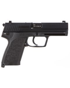 HK 81000314 USP V1 SA/DA 40 S&amp;W Caliber with 4.25" Barrel, 13+1 Capacity, Overall Black Finish, Serrated Trigger Guard Frame, Serrated Steel Slide &amp; Polymer Grip Includes 2 Mags