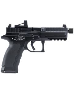 B&amp;T Firearms BT490002 USW-P9mm Luger 17+1/19+1 4.30" Threaded, Black, Picatinny Rail Frame, Optic Cut Slide, Rubber Grip