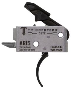 TriggerTech AH0TDB55NNC Duty Mil-Spec Two-Stage Curved 5.5 lbs Draw Weight Fits AR-15
