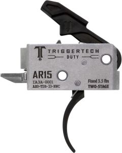 TriggerTech AH0TDB33NNC DutyCurved Trigger Two-Stage 3.50 lbs Draw Weight Fits AR-15