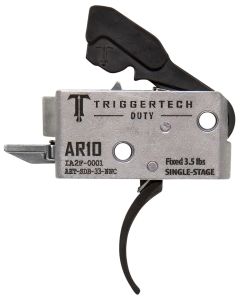 TriggerTech AHTSDB33NNC DutyCurved Trigger Single-Stage 3.50 lbs Draw Weight Fits AR-10