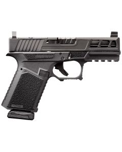 Anderson B2-N891-A000 Kiger 9C Pro Compact Frame 9mm Luger 15+1 3.91" Black DLC Fluted Barrel &amp; Lightening Cut/Optic Cut/Serrated Stainless Steel Slide, Black Polymer Frame w/Picatinny Rail