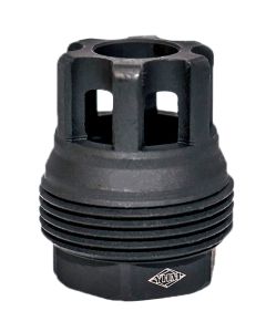 Yankee Hill 4401MB24 sRx QD Mini Muzzle Brake Black Phosphate Steel with 5/8"-24 tpi, 9mm, 1.10" OAL &amp; 9.375" Diameter for sRx Adapters