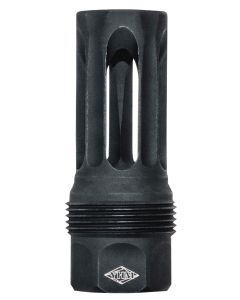 Yankee Hill 440524 sRx Q.D. Flash Hider Long Black Phosphate Steel with 5/8"-24 tpi, 9mm, 2.30" OAL &amp; 9.375" Diameter for sRx Adapters
