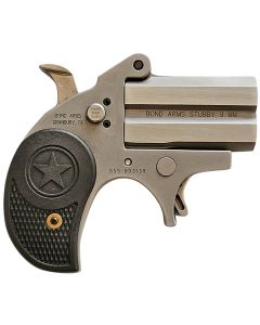 Bond Arms BASTB Stubby380 ACP 2rd Shot 2.20" Matte Stainless Steel Frame Black Textured Polymer Grips