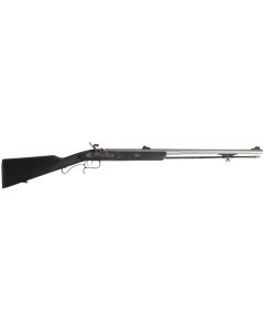 Traditions R391050 ShedHorn50 Cal Musket 26" Fluted, Stainless Barrel/Rec, Black Synthetic Stock, Williams Fiber Optic Sights, Accelerator Breech Plug