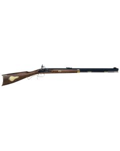 Traditions R2390801 Hawken Woodsman50 Cal Flintlock 28" Octagonal, Blued Barrel/Rec, Hardwood Stock, Double Set Triggers, Brass Accents, Adjustable Sight