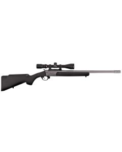 Traditions CRS-471130T Outfitter G3 Takedown 45-70 Gov 1rd 22", Stainless Cerakote Barrel/Rec, Black Synthetic Stock, Muzzle Brake, 3-9x40mm BDC Scope