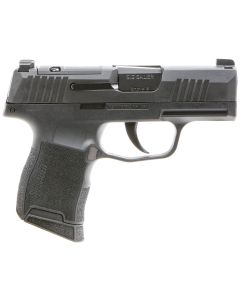 Sig Sauer 3659BXR3P P365 BXR Micro-Compact 9mm Luger 10+1 3.10" BlackBarrel, Black Nitron Optic Ready/Serrated Slide, Black Polymer Grips