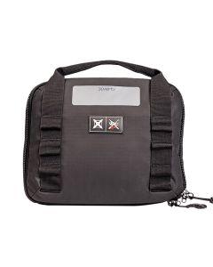 Vertx VTX5709 VTAC Single Pistol Case Black Holds 2 Handguns 420D Nylon Ripstop