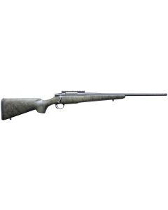 Howa HCSL65CRGRN 1500 Superlite Full Size 6.5 Creedmoor 5+1 20" Blued Threaded Barrel, Blued Picatinny Rail Steel Receiver, Green w/Black Webbing Fixed Stocky's Synthetic Stock