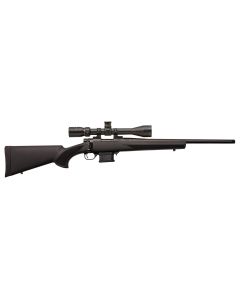 Howa HMA60804BGP M1500 Mini Action Compact 6mm ARC 5+1 20" Black Steel Barrel, Black Drilled &amp; Tapped Steel Receiver, Black Fixed HTI Synthetic Stock, Nikko Stirling GamePro 4-12x40mm