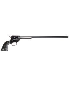 Heritage Mfg RR22B16BLKPRL Rough Rider22 LR 6 Shot, 16" Black Oxide Steel Barrel, Black Oxide Zinc Alloy Frame, Black Oxide Cylinder, Black Pearl Grip, Manual Safety
