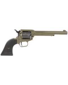 Heritage Mfg RR22T6 Rough Rider22 LR 6 Shot 5.50" OD Green Cerakote Barrel, OD Green Cerakote w/Black Accents Frame, Black Cerakote Cylinder, Black Star Polymer Grips