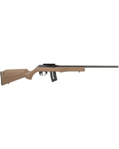Rossi RS22W2111B RS2222 WMR 10+1 21", Matte Black Barrel/Rec, Brown Fixed Monte Carlo Stock, Optics Mount