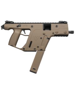 Kriss USA KV45PFD20 Vector CRB Gen2 45 ACP 30+1 Black Nitride Threaded Barrel, Flat Dark Earth Picatinny Rail Top &amp; Bottom, QD Sling Swivel