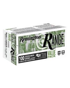 Remington Ammunition R23979 Range Value Pack 9mmLuger 115gr Full Metal Jacket 100 Per Box/5 Case