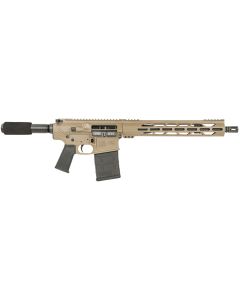 Diamondback DB1222C061 DB10308 Win 20+1 13.50", FDE, Carbon Lower, 9" M-LOK Handguard, Black Padded Buffer Tube/Magpul Grip