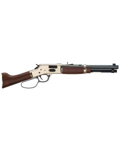 Henry H006GCML Mare's Leg Side Gate 45 Colt (LC) 5+1 12.90" Blued Octagon Barrel, Polished Hardened Brass Rec, American Walnut Furniture, Large Loop Lever, Adj. Sight