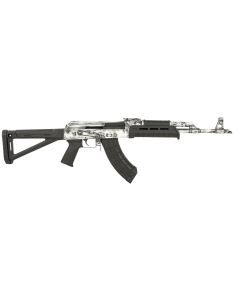 Century Arms RI4997N VSKA7.62x39mm 30+1 16.50" Barrel w/Chevron Muzzle Brake, White Distressed Aluminum Receiver, Black Magpul MOE AK Stock, MOE Pistol Grip &amp; Ultimak Handguard