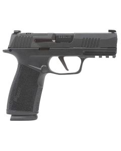 Sig Sauer 365XCA9BXR3 P365-XMACROCompact 9mm Luger 17+1 3.70" Black Barrel, Black Nitron Optic Ready/Serrated Slide &amp; Frame w/Picatinny Rail, Black Polymer w/Interchangeable Backstrap Grip