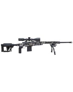 Howa HCRA308SKY M1500 APC Chassis 308 Win 24" Heavy Barrel 10+1 (3), Kryptek Skyfall Camo, Luth-AR MBA-4 Stock with Aluminum Chassis, 4-16x50 Scope, Bipod &amp; 2 Grips