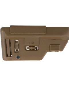 B5 Systems CPS1306 PrecisionCoyote Brown Synthetic Adjustable with Cheek Riser Fits AR-Platform