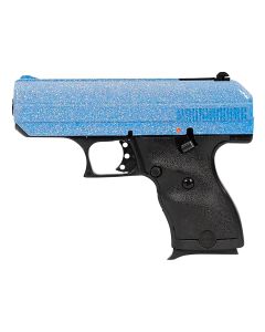 Hi-Point 916BLSP C99mm Luger 8+1 3.50" Black Steel Barrel, Hydro-Dipped Blue Sparkle Serrated Slide, Black Polymer Frame, Black Polymer Grips