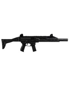 CZ-USA 91422 Scorpion 3+ Carbine 9mm Luger 20+1 16.30" Threaded Barrel w/Removable Faux Suppressor, Polymer Rec, M-LOK Handguard, Folding Stock, Adj. Sights, Ambidextrous Controls