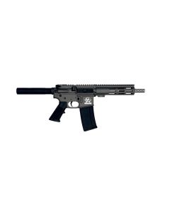 Great Lakes Firearms GL15223SSPTNG AR-15 Pistol 223 Wylde 30+1 7.50" Stainless Barrel, Tungsten Rec, 7" M-LOK Handguard, Buffer Tube (No Brace), Black A2 Grip