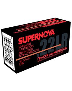 Piney Mountain Ammunition PMSN22LRR Red Tracer Non-Corrosive 22LR 40gr Lead Round Nose 50 Per Box/100 Case