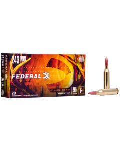 Federal F243FS1 Fusion243Win 95gr Bonded Soft Point 20 Per Box/10 Case