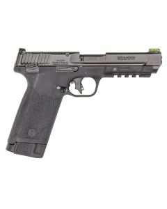 Smith &amp; Wesson 13433 M&amp;P 22 Magnum22 WMR 30+1 (2) 4.35" Tempo Barrel System, Black, Polymer Frame with Pic. Rail, Optic Cut Slide, Fiber Optic Sight, Flat Faced Trigger, Ambi Controls