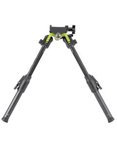 Mdt Sporting Goods Inc 105560GRN GRND-PODGreen/Black 4.50"-9" Carbon Fiber/Aluminum, Adj. Throw Lever, 4 Leg Postitions, Fits Picatinny Rail