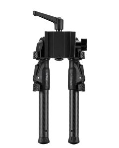 Mdt Sporting Goods Inc 105561BLK GRND-PODBlack 4.50"-9" Carbon Fiber/Aluminum, Adj. Throw Lever, 4 Leg Postitions, Fits ARCA Rail &amp; RRS Dovetail
