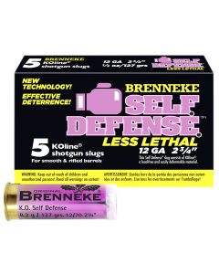 Brenneke SL122SDLL Self Defense12Gauge 2.75" 1/3oz Sabot Slug Shot 5 Per Box/50 Case
