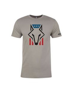 Foxpro FHFG3XL Foxhead Flag Gray Cotton/Polyester Short Sleeve 3XL