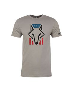 Foxpro FHFGS Foxhead Flag Gray Cotton/Polyester Short Sleeve Small